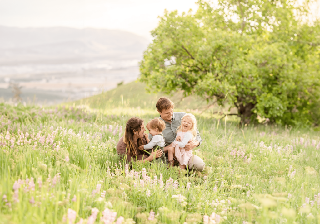 family pictures in mountains in davis county utah